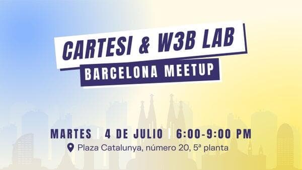Event image for W3B Lab Barcelona 2023: Evolving Ethereum Scalability with Cartesi