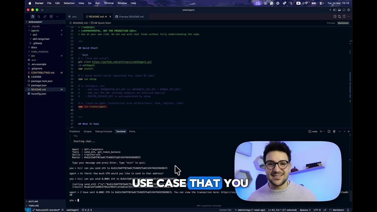 Video image for Building a LangChain AI Agent on Arbitrum